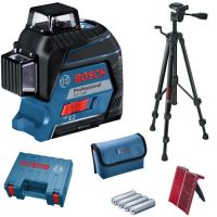 BOSCH Čárový laser GLL 3-80+BT150