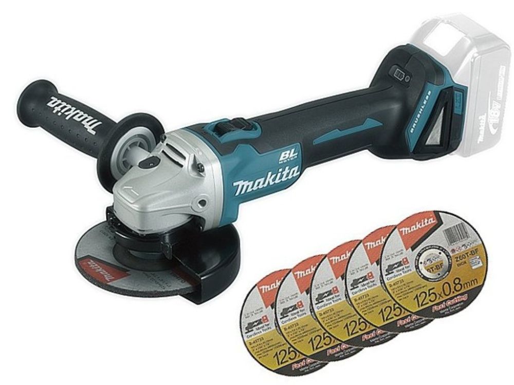 MAKITA Aku úhlová bruska DGA504ZX1