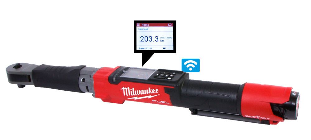 MILWAUKEE FUEL Aku digitální ráčna ONE-KEY M12 ONEFTR12-201C