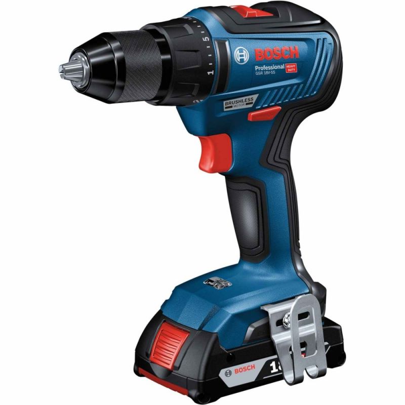 BOSCH Aku vrtací šroubovák GSR 18V-55