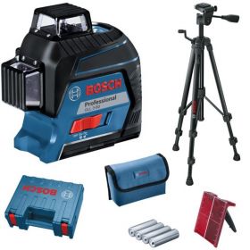 BOSCH Čárový laser GLL 3-80+BT150