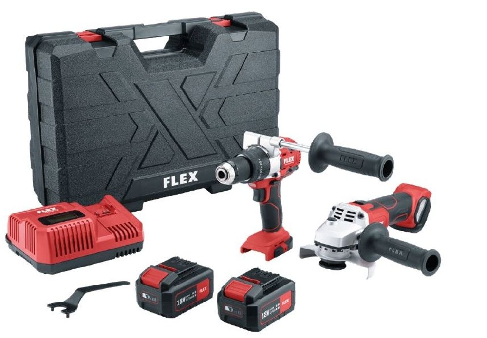 FLEX 2-dílný set PD 2G 18.0-EC FS55 + L 125 18.0-EC