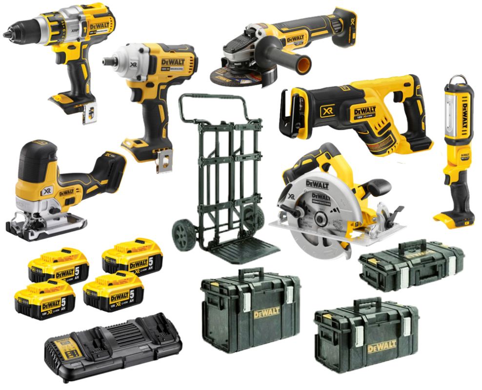 DEWALT 7-dílný set DCK856P4