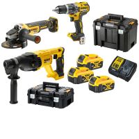 DEWALT 3-dílný set DCK CBT 706