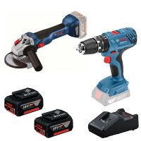 BOSCH 2-dílný set 0601CBT173 - GWS180Li + GSB18V-21