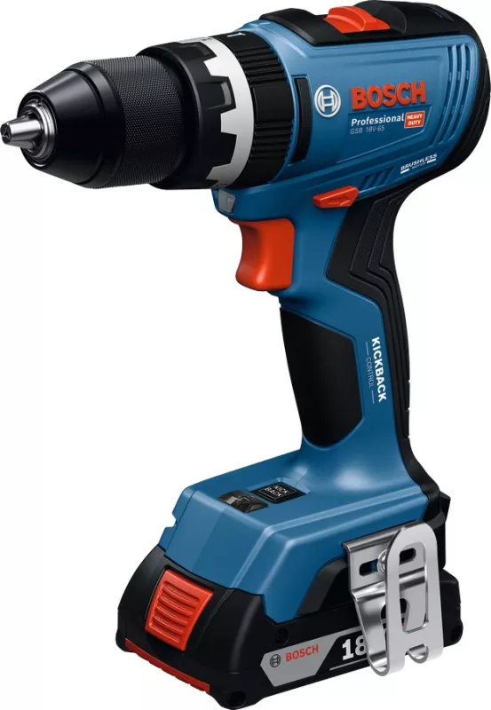 BOSCH Aku příklepová vrtačka GSB 18V-65