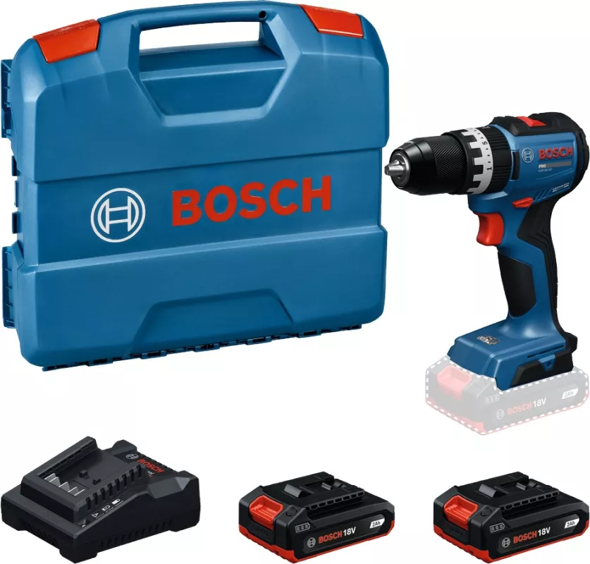 BOSCH Aku příklepový vrtací šroubovák PRO GSB 18V-52