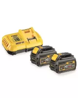 DEWALT Set 2x akumulátor DCB546 FLEXVOLT 6,0 Ah + nabíječka