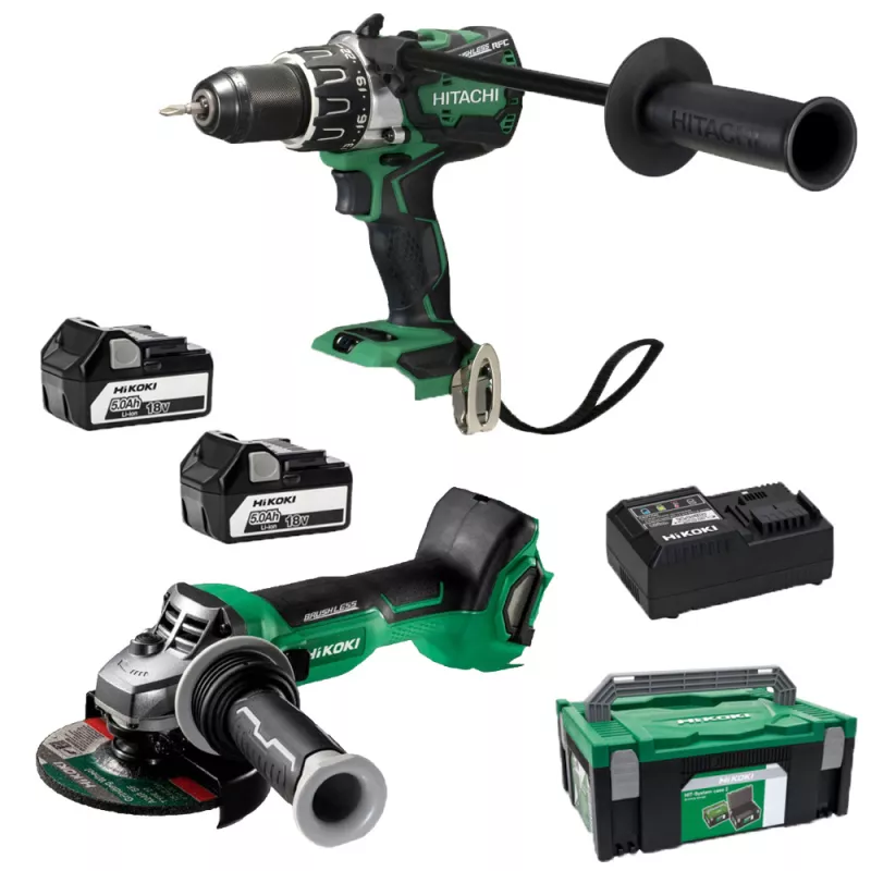 HIKOKI 2-dílný set HIT CBT113 - DS18DBL2 + G1813DA