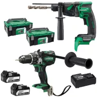 HIKOKI 2-dílný set HIT CBT114 - DS18DBL2 + DH18DPB