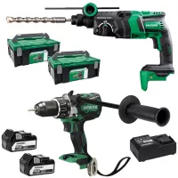 HIKOKI 2-dílný set HIT CBT115 - DS18DBL2 + DH18DPC