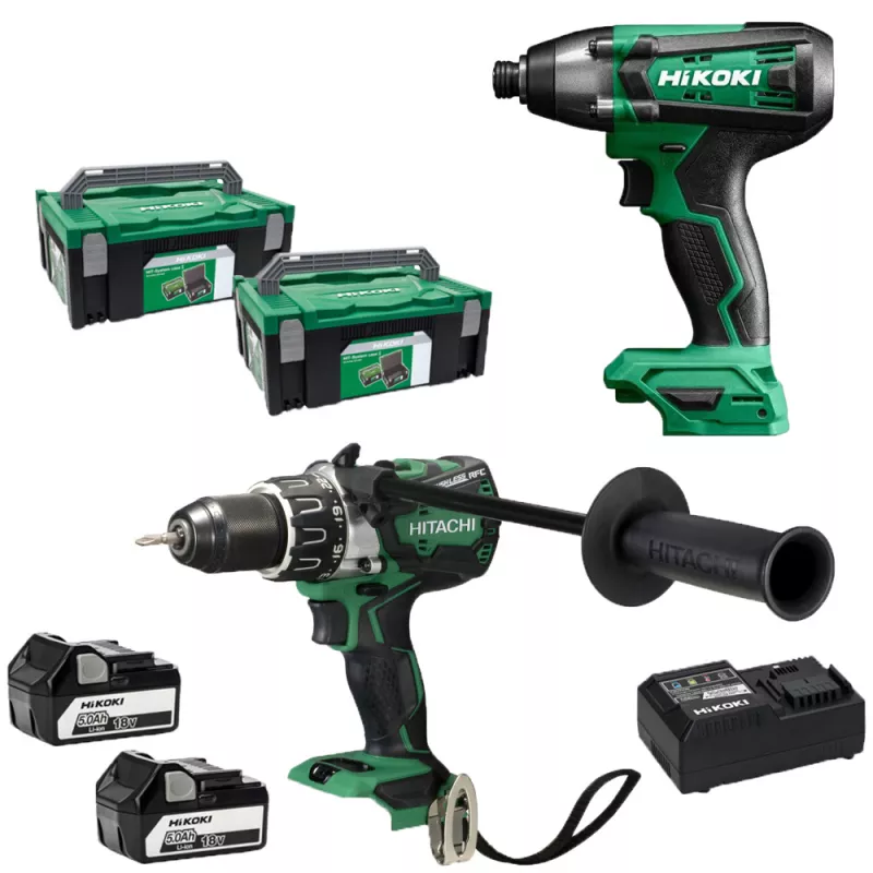 HIKOKI 2-dílný set HIT CBT116 - DS18DBL2 + WH18DF