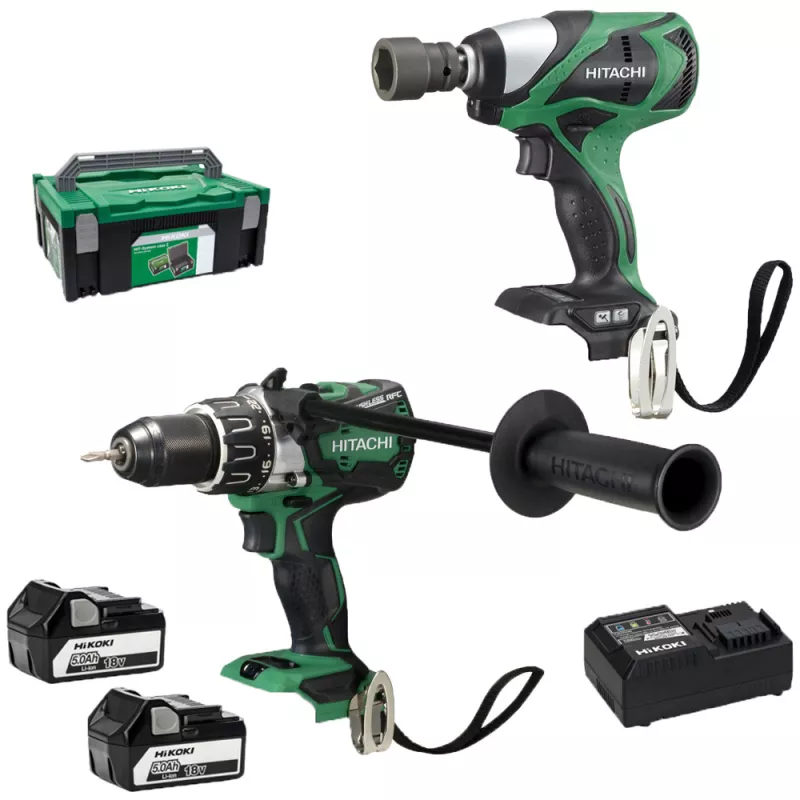 HIKOKI 2-dílný set HIT CBT117 - DS18DBL2 + WR18DBDL