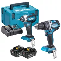 MAKITA DLX2180TJ 18V 2-dílná sada - DHP484+DTD153