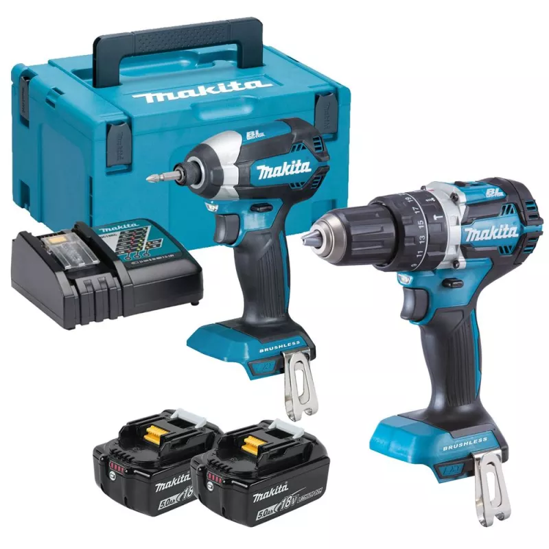 MAKITA DLX2180TJ 18V 2-dílná sada - DHP484+DTD153