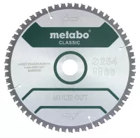 METABO Pilový kotouč "Multi cut - classic", 254x30, Z60 FZ/TZ, 5°neg.