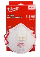 MILWAUKEE 4932478548 10ks respirátorů FFP2 s ventilem