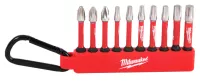 MILWAUKEE 4932480941 10-dílná sada prodloužených Shockwave bitů