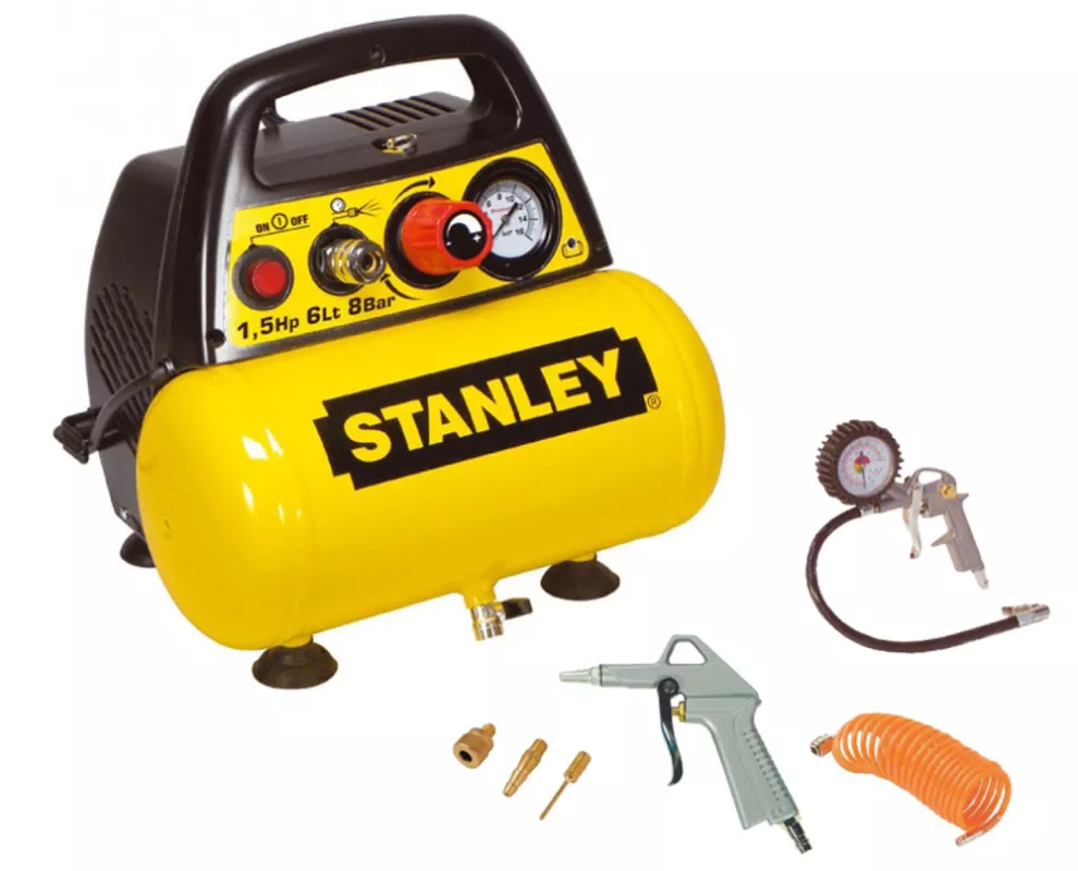 STANLEY Samomazný pístový kompresor DN 200/8/6 KIT