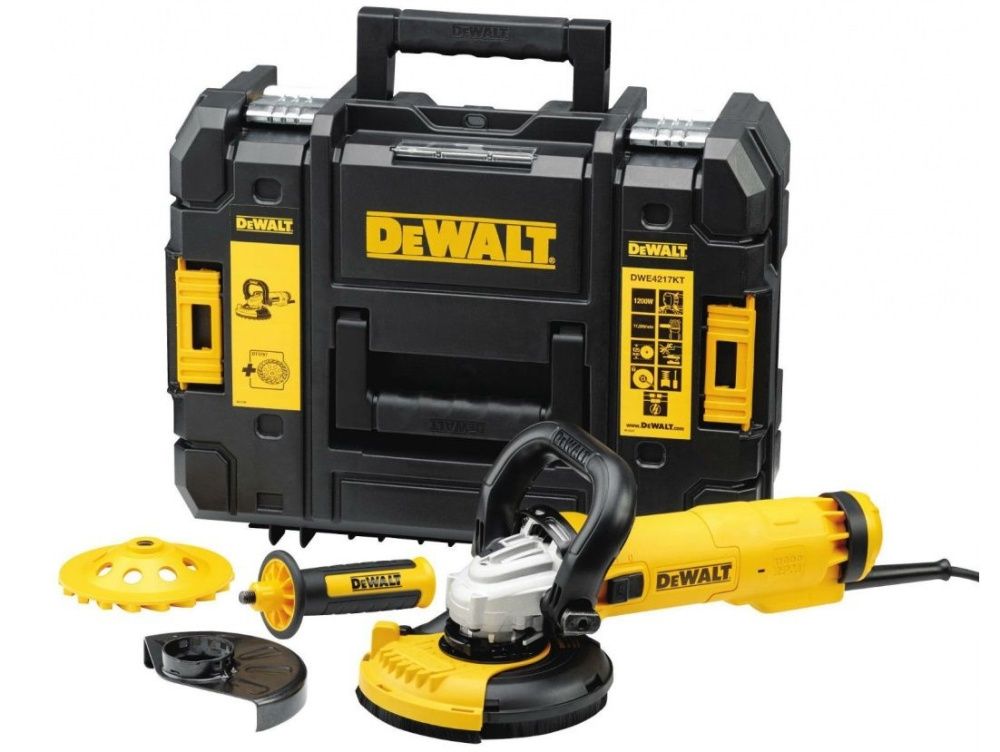 DEWALT Úhlová bruska na broušení betonu DWE4217KT-QS