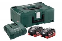 METABO základní sada 2x LiHD 5,5 Ah + MetaBOX